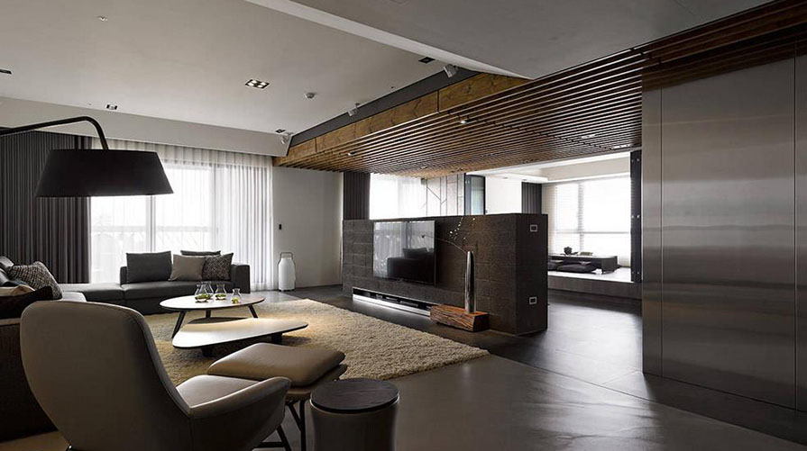 南通裝修案例231方現(xiàn)代簡約四居