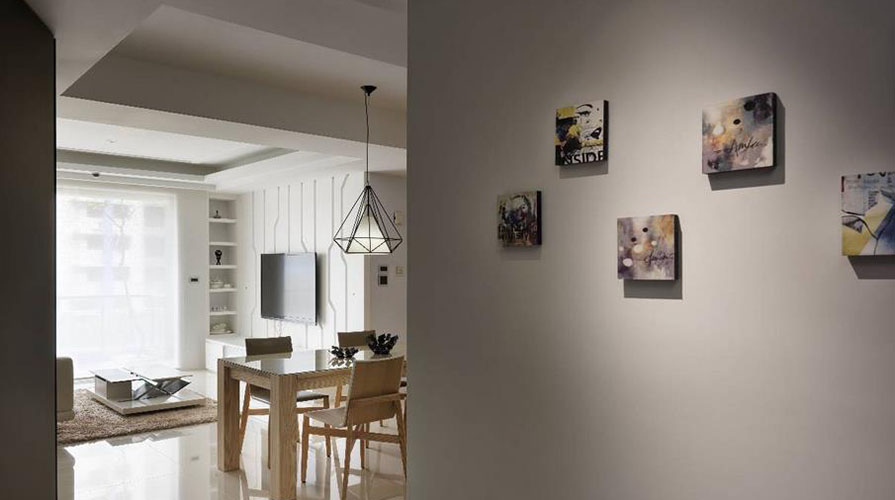 南通裝修案例116方現代簡約三居