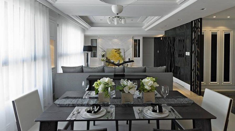 南通裝修案例198方美式三居