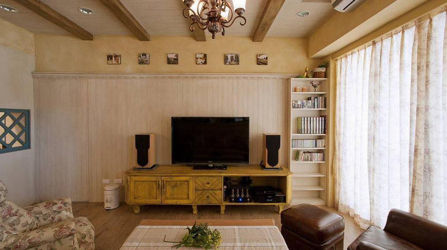 南通裝修案例83方美式鄉村兩居